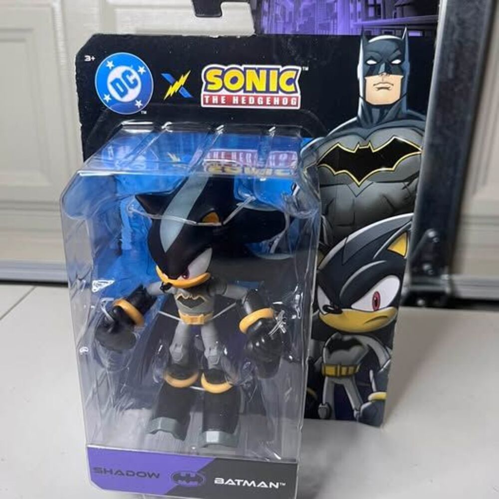 Jakks Pacific DC x Sonic the Hedgehog Shadow as Batman Action Figure